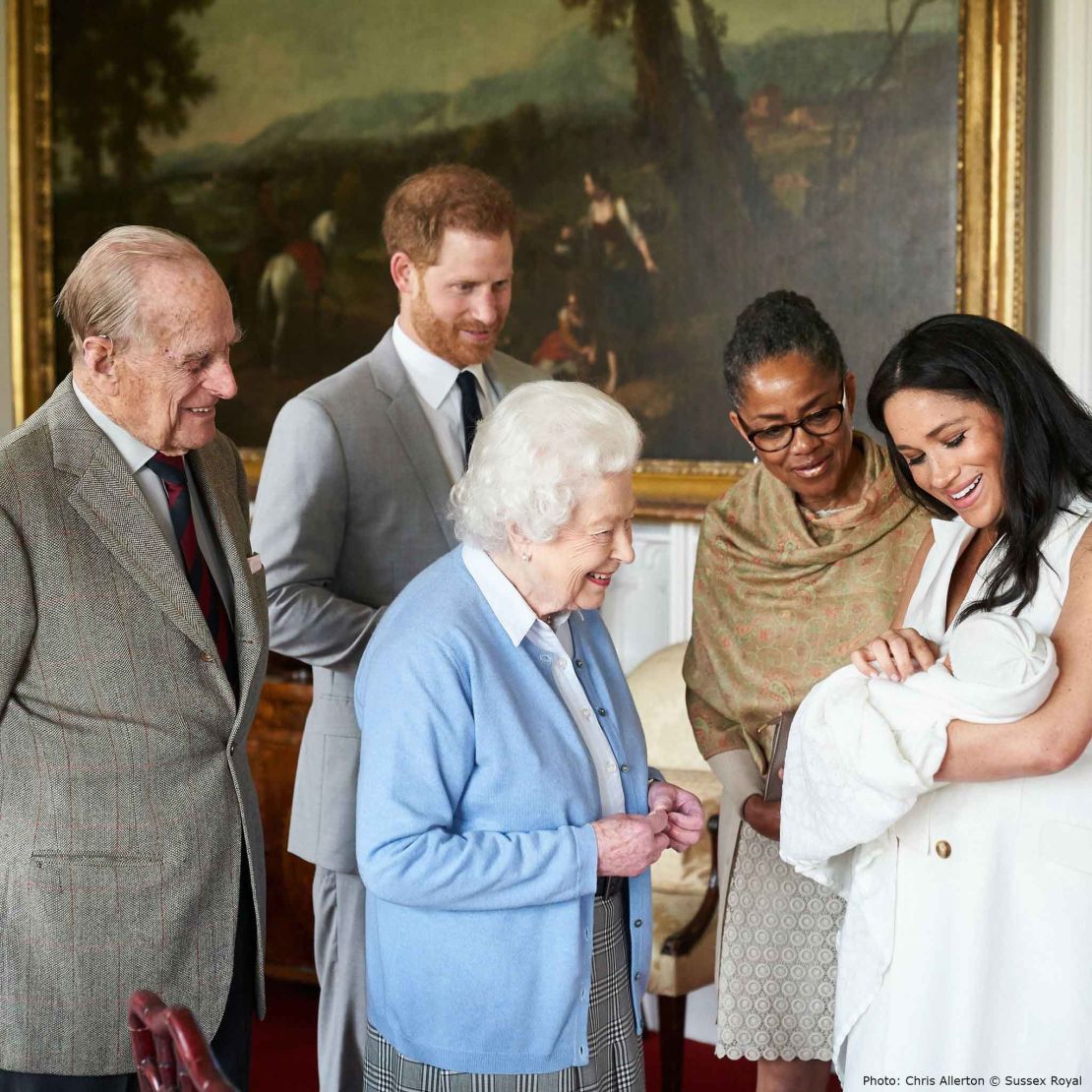 Meghan and Harry are expected to release an official photograph from baby Archie's christening ceremony, taken by their personal photographer, Chris Allerton. 