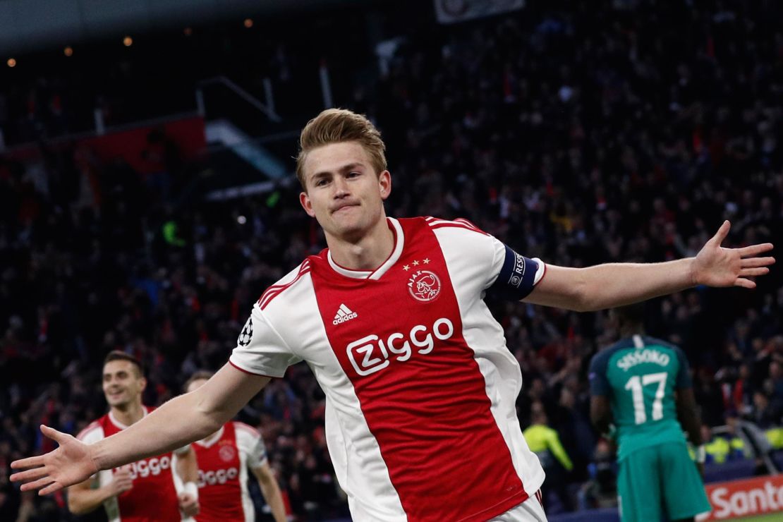 Ajax defender Matthijs de Ligt opened the scoring.