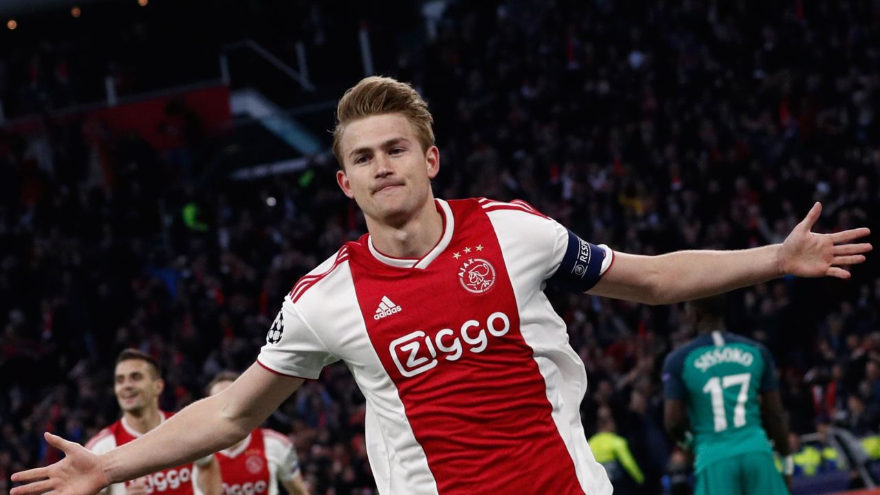 Ajax defender Matthijs de Ligt opened the scoring.