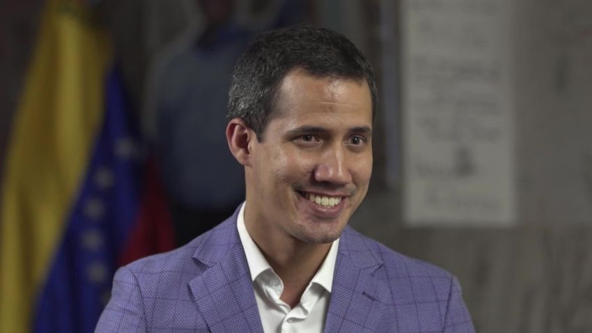 Juan Guaido says he remains a free man because the Venezuelan government of Nicolas Maduro is afraid of the consequences of arresting him. 
"Because they're scared. Those that try to spread or generate a perception of control are the ones that don't have it," Guaido said in an interview with CNN.