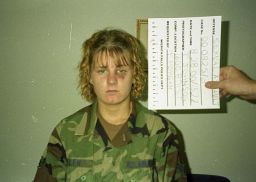 Harmony Allen three days after her rape on August 28, 2000, at United Regional Health Care System in Wichita Falls, Texas. 
