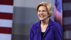 LAS VEGAS, NEVADA - APRIL 27:  Democratic presidential candidate U.S. Sen. Elizabeth Warren (D-MA) speaks at the National Forum on Wages and Working People: Creating an Economy That Works for All at Enclave on April 27, 2019 in Las Vegas, Nevada. Six of the 2020 Democratic presidential candidates are attending the forum, held by the Service Employees International Union and the Center for American Progress Action Fund, to share their economic policies.  (Photo by Ethan Miller/Getty Images)