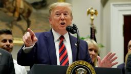 President Donald Trump speaks during a event on medical billing, in the Roosevelt Room of the White House, Thursday, May 9, 2019, in Washington. (AP Photo/Evan Vucci)