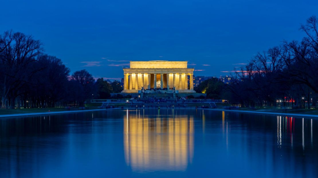 You can reflect on our nation's past and possible future at the Lincoln Memorial in Washington.