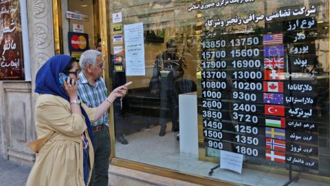 Iran's GDP is expected to plunge by 6% in 2019 due in large part to US sanctions, according to the IMF.