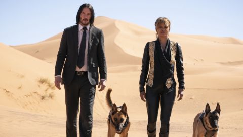 Keanu Reeves and Halle Berry appeared in "John Wick 3: Parabellum."