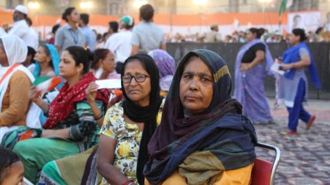 Naseem Bano, 70, says her family is suffering  because of Indian Prime Minister Narendra Modi's economic policies