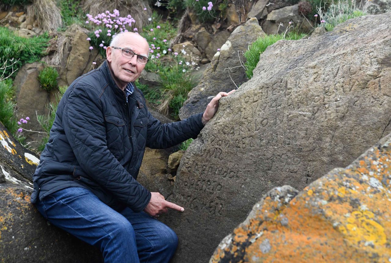 Local councilor Michel Paugam told AFP that local authorities can't make sense of the inscription.