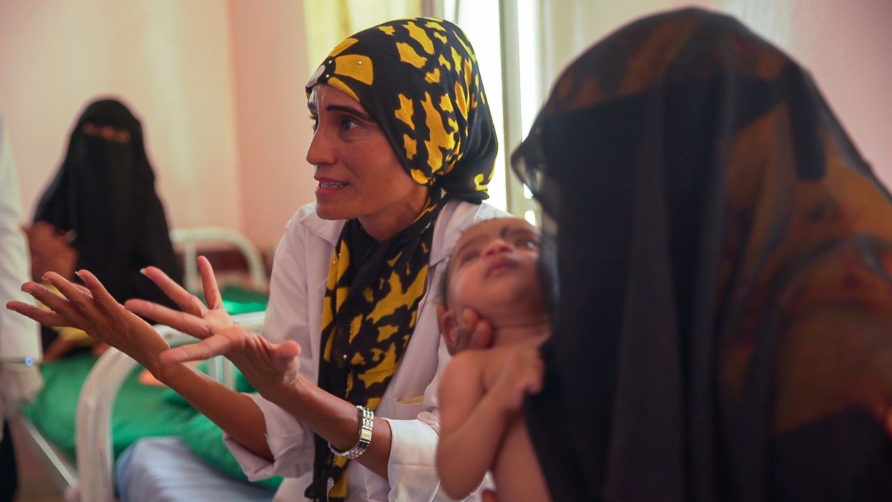 Nurse Mekkiyah Al-Aslami says the long-running war has made a terrible situation even worse.