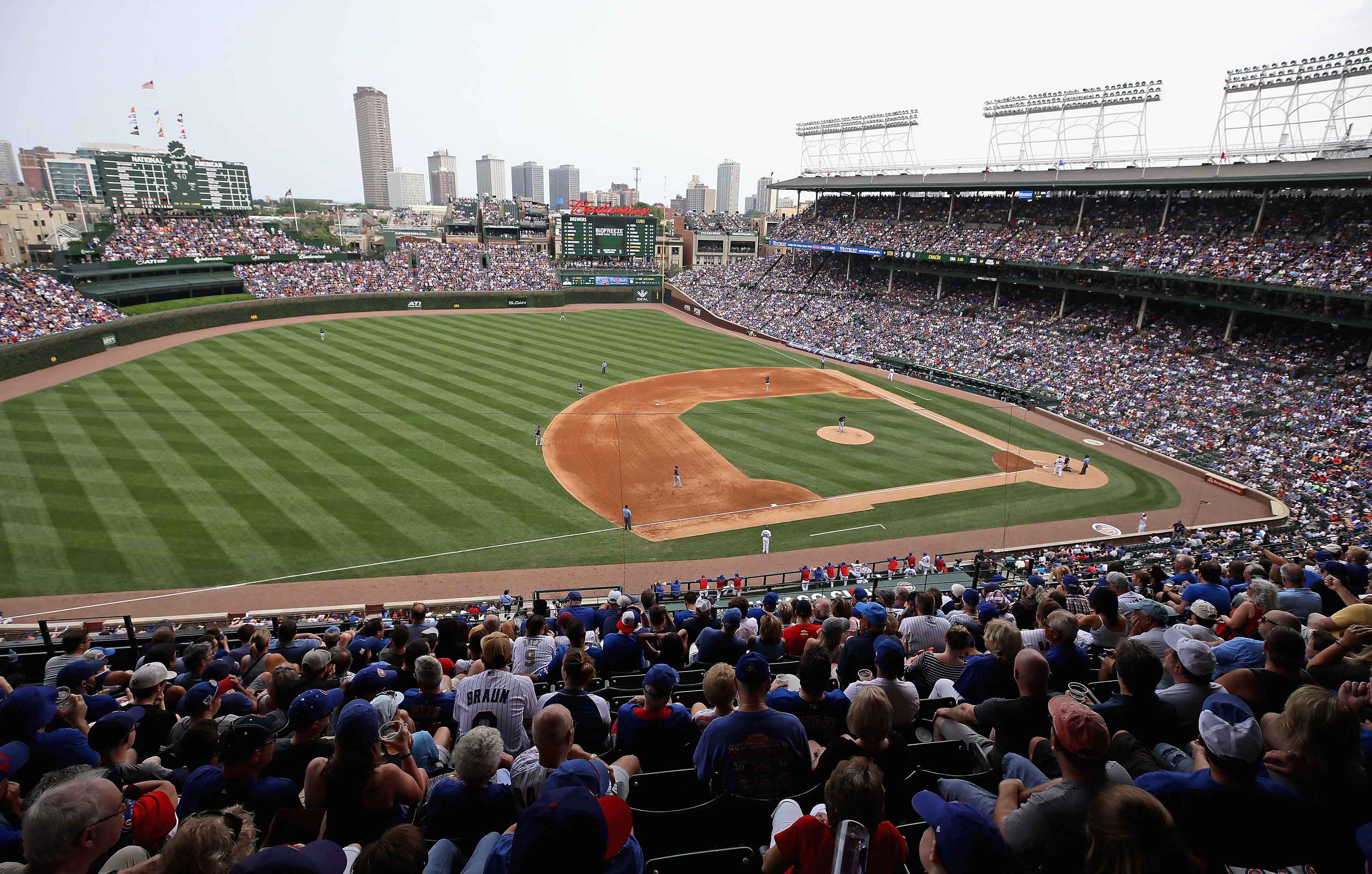Chicago Cubs' Wrigley Field:The Scoreboard That Keeps Baseball's Beginnings  Alive : NPR