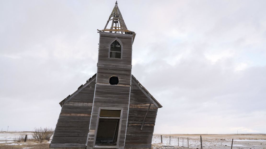 Rocky Valley Lutheran Church in Montana was built in 1915 and deserted just 30 years later. 