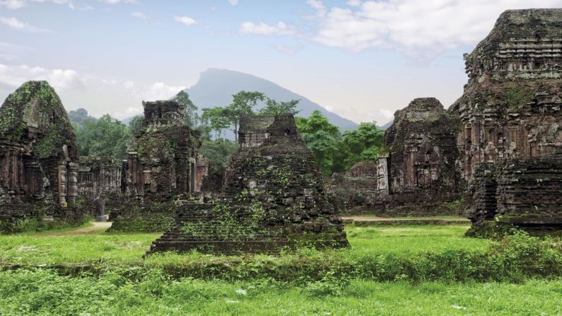 <strong>My Son, Quang Nam, Vietnam</strong>: My Son is known for its stunning temples -- but only 25 of 70 survive, the rest were destroyed by US bombing in the Vietnam War. 
