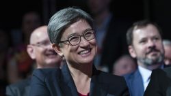 SYDNEY, AUSTRALIA - APRIL 14: Penny Wong is pictured a 2019 Federal Election Volunteer Rally in Burwood on April 14, 2019 in Sydney, Australia. The 2019 Federal Election will be held on Saturday 18 May. (Photo by Brook Mitchell/Getty Images)