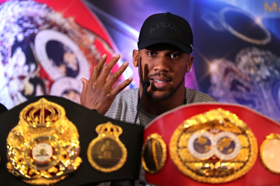 Joshua holds three out of the four major belts in the heavyweight division. 