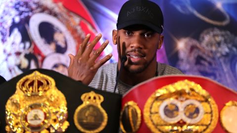 Joshua holds three out of the four major belts in the heavyweight division.
