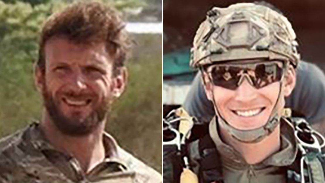 French soldiers Cedric de Pierrepont, left, and Alain Bertoncello were killed in the mission.