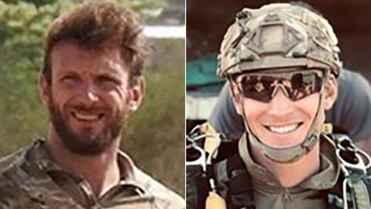 French soldiers Cedric de Pierrepont, left, and Alain Bertoncello were killed in the operation.