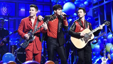 The Jonas Brothers tease new music during their SNL performance in May.