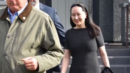 Huawei Chief Financial Officer, Meng Wanzhou, leaves her residence to attend British Columbia Supreme Court, in Vancouver, on May 8, 2019. - Meng, whose Vancouver arrest on a US warrant triggered a diplomatic row between Ottawa and Beijing, was to appear in court to fight for her release. Canada's justice department said the court will set the next key dates in an extradition process -- including the start of the formal hearing for Meng , which could take months or even years. (Photo by Don MacKinnon / AFP) / The erroneous mention[s] appearing in the metadata of this photo by Don MacKinnon has been modified in AFP systems in the following manner: [May 8, 2019] instead of [March 8, 2019]. Please immediately remove the erroneous mention[s] from all your online services and delete it (them) from your servers. If you have been authorized by AFP to distribute it (them) to third parties, please ensure that the same actions are carried out by them. Failure to promptly comply with these instructions will entail liability on your part for any continued or post notification usage. Therefore we thank you very much for all your attention and prompt action. We are sorry for the inconvenience this notification may cause and remain at your disposal for any further information you may require.        (Photo credit should read DON MACKINNON/AFP/Getty Images)