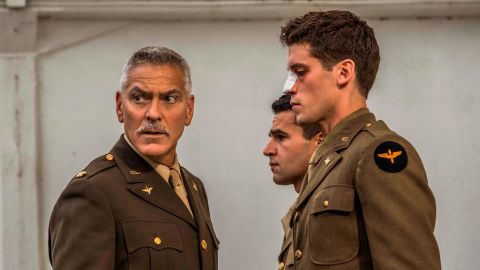 George Clooney, Christopher Abbott and Pico Alexander in 'Catch-22.' (Photo by: Philipe Antonello / Hulu)