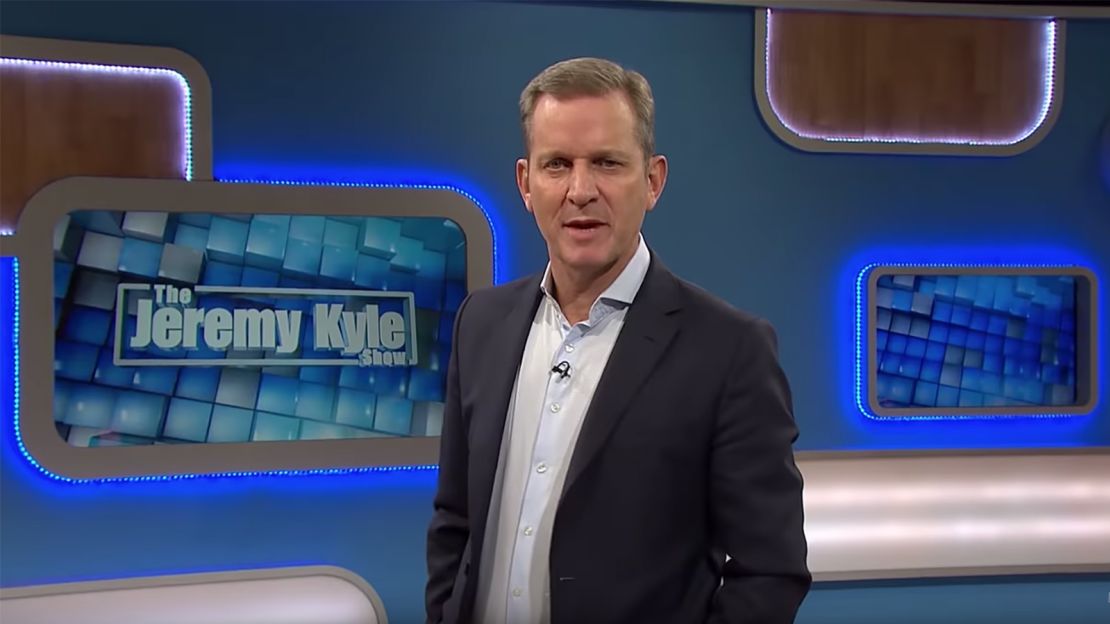 The "Jeremy Kyle Show" was canceled earlier this year.