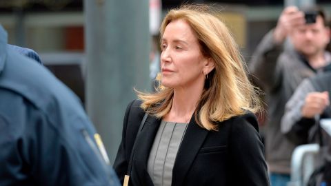 Actress Felicity Huffman pleaded guilty to conspiracy and is expected to be sentenced Friday.
