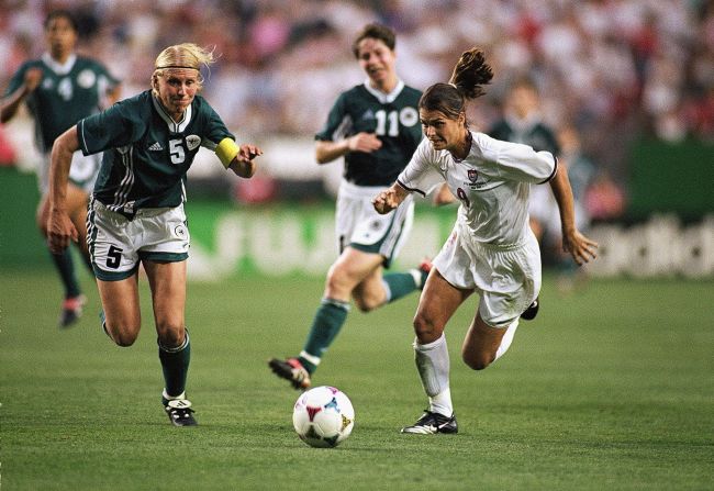 For three weeks, the best female footballers in the world showcased their talents. USA's Mia Hamm was undoubtedly one of the stars of the tournament and has since been selected by Pele as one of the top 100 greatest living footballers. 