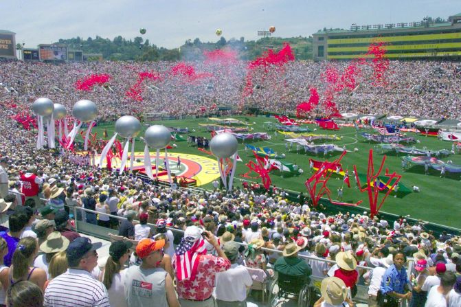 90,185 attend the final at Pasadena's Rose Bowl, still a record for a Women's World Cup match, and an estimated 40 million viewers in the U.S. alone watched America win its second title.
