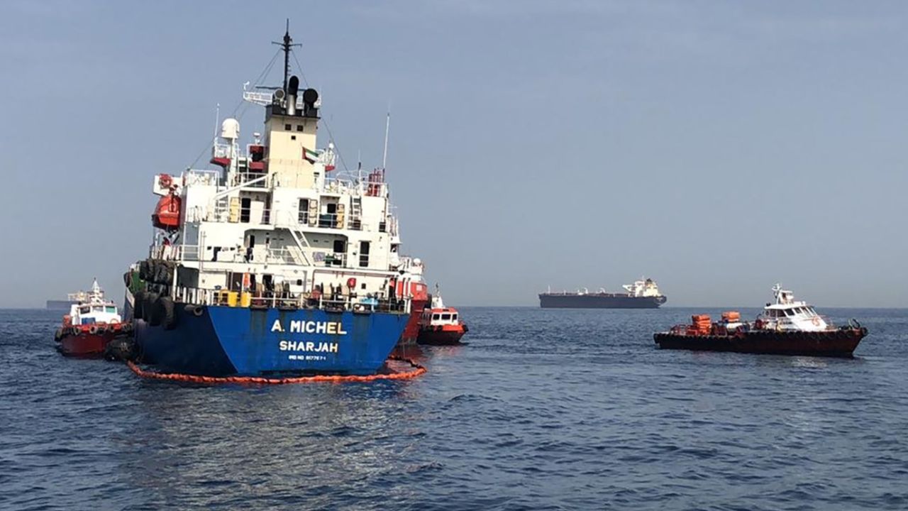 UAE tanker A. Michel involved in Sunday's "sabotage" incident off the coast of Fujairah.