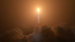The NASA InSight spacecraft launches onboard a United Launch Alliance Atlas-V rocket on May 5, 2018, from Vandenberg Air Force Base in California. - NASA on May 5 launched its latest Mars lander, called InSight, designed to perch on the surface and listen for "Marsquakes" ahead of eventual human missions to explore the Red Planet. (Photo by Robyn Beck / AFP) /         (Photo credit should read ROBYN BECK/AFP/Getty Images)