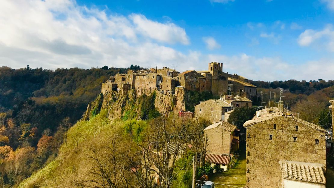 Calcata is popular with day trippers.