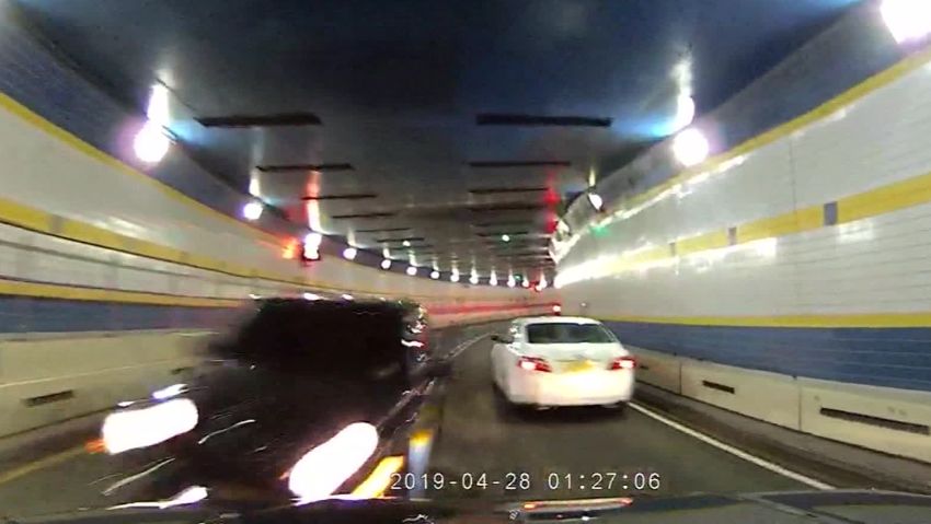 dashcam car wrong lane crash