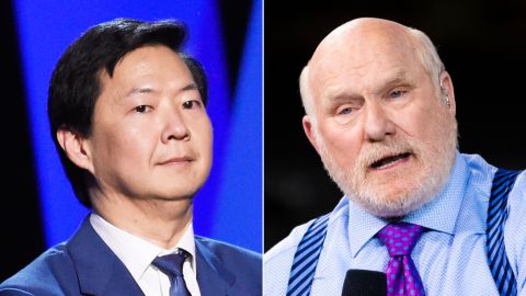Ken Jeong, left, and Terry Bradshaw