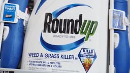 Bottles of Monsanto's Roundup are seen for sale June 19, 2018 at a retail store in Glendale, California. - A former groundskeeper who contracted terminal cancer after years of working with Roundup, a popular herbicide which Monsanto claims to be safe, is suing the chemical giant over allegations that exposure to the active ingredient in Roundup, a chemical called glyphosate, caused his non-Hodgkin lymphoma (NHL).  San Francisco Superior Court Judge Suzanne Ramos Bolanos has been assigned to the trial which is tentatively expected to begin on June 21. (Photo by Robyn Beck / AFP)        (Photo credit should read ROBYN BECK/AFP/Getty Images)