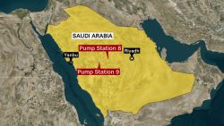 saudi arabia oil pumping stations