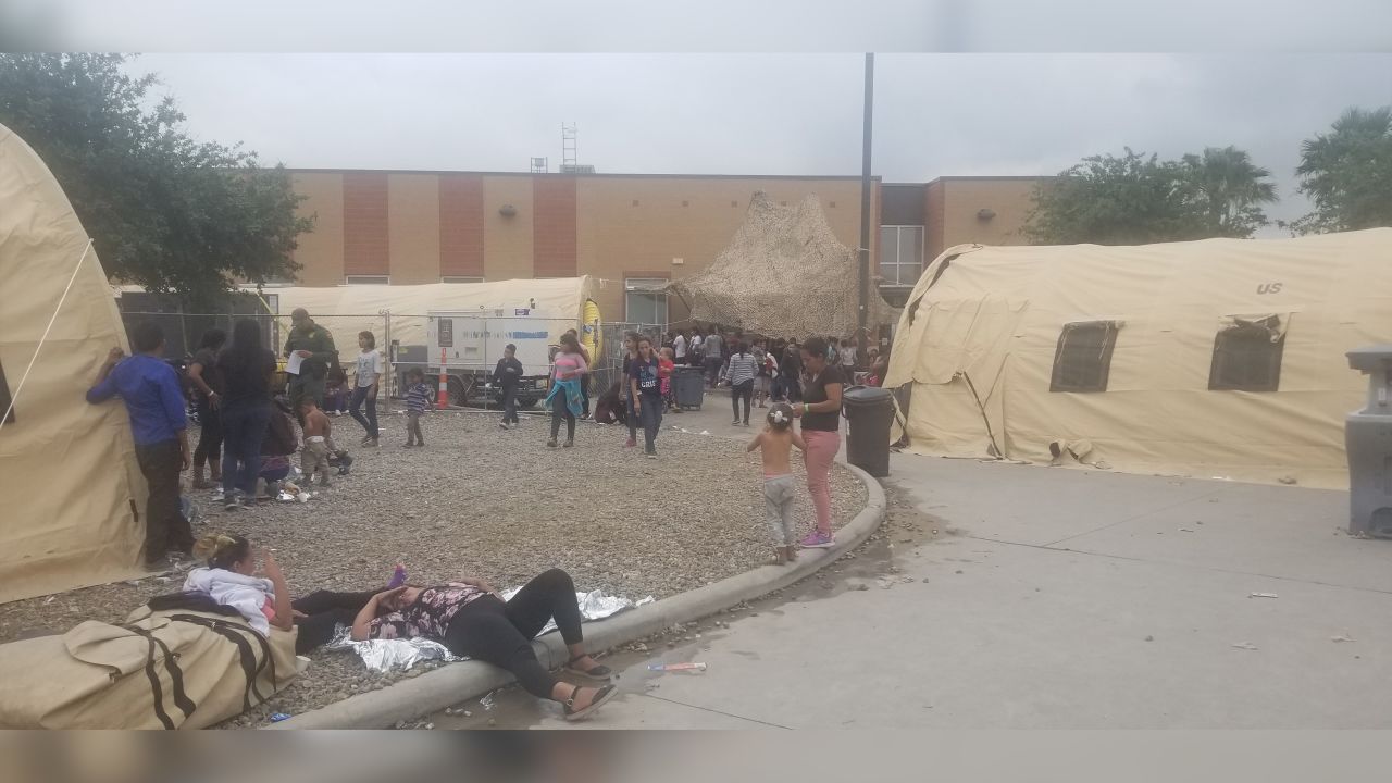 Border Patrol station in McAllen, Texas, in May 2019. Provided by source to CNN.