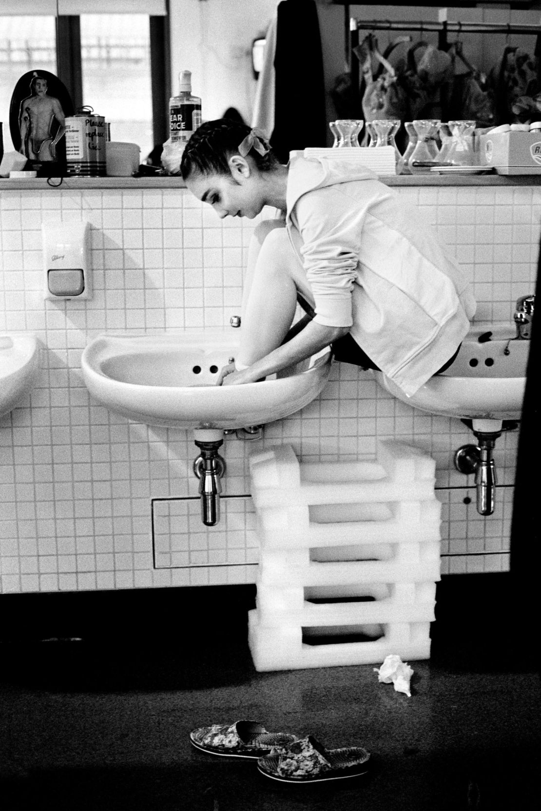 "Ballerina In Sink II, London" (2004) 