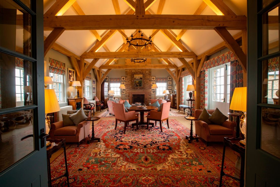 The Granary Lodge has 10 guest rooms and an inviting drawing room.