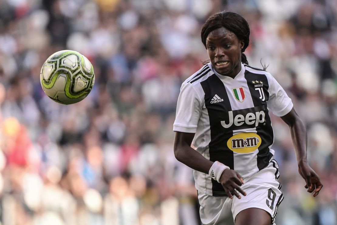 Striker Aluko, who currently plays for Juventus, has competed at two Women's World Cups (2007 & 2015). 