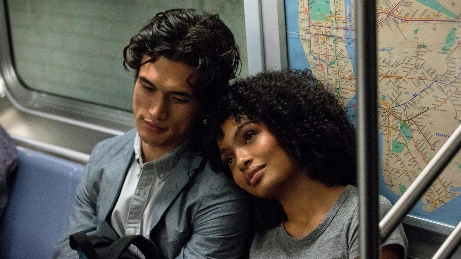 Charles Melton, Yara Shahidi in 'The Sun is Also a Star'