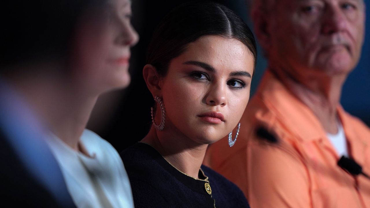 US singer and actress Selena Gomez (C) attends a press conference for the film "The Dead Don't Die" at the 72nd edition of the Cannes Film Festival in Cannes, southern France, on May 15, 2019. (Photo by Laurent EMMANUEL / AFP)        (Photo credit should read LAURENT EMMANUEL/AFP/Getty Images)