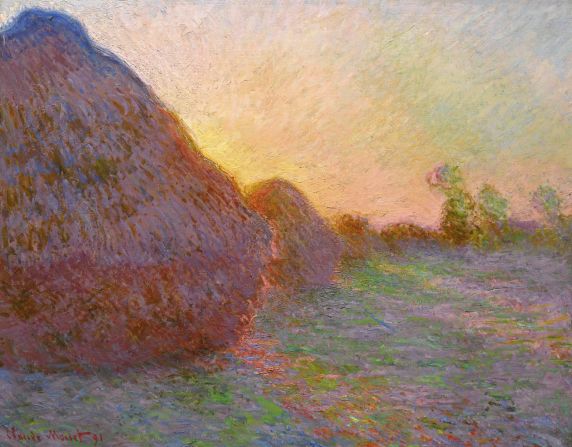 A painting from Claude Monet's "Haystacks" series sold for $110.7 million in May 2019, making it the most expensive Impressionist artwork ever to be bought at auction.