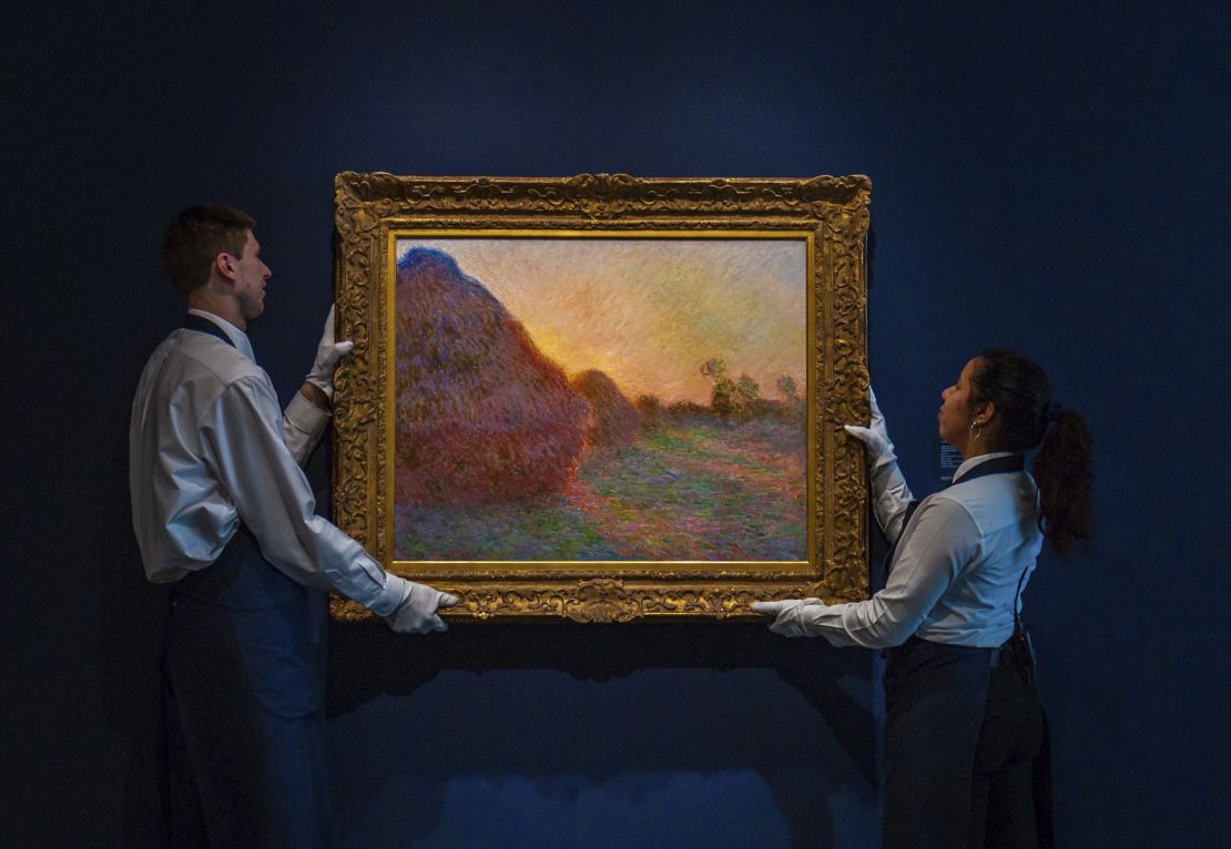 The painting becomes the ninth most expensive ever to sell at auction.