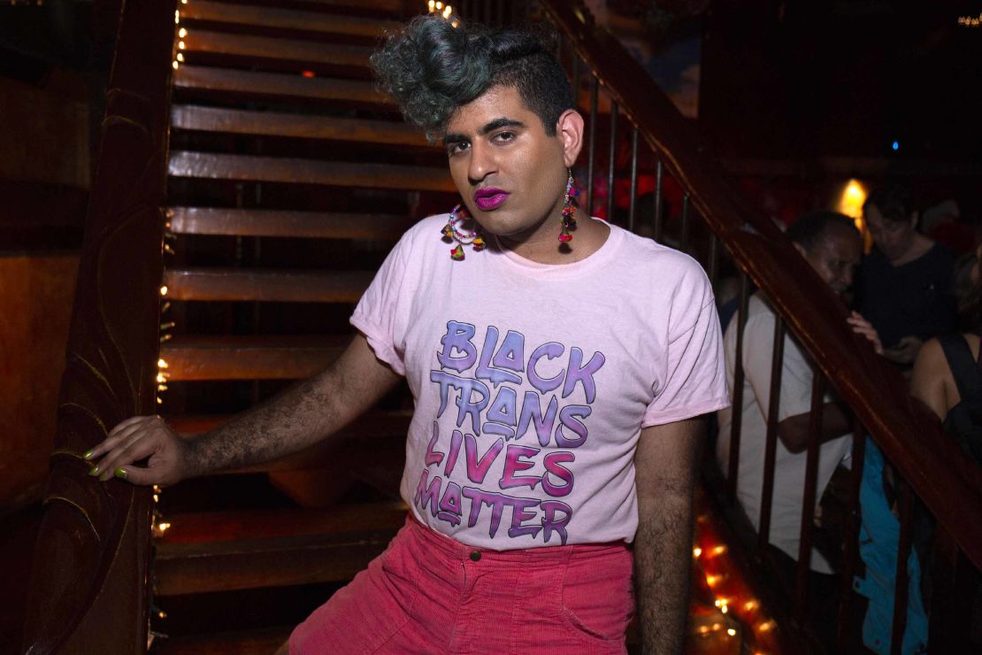  Alok Vaid-Menon attends transgender singer Mila Jam's release of her new single "Bruised" on October 4, 2018 in New York City. 