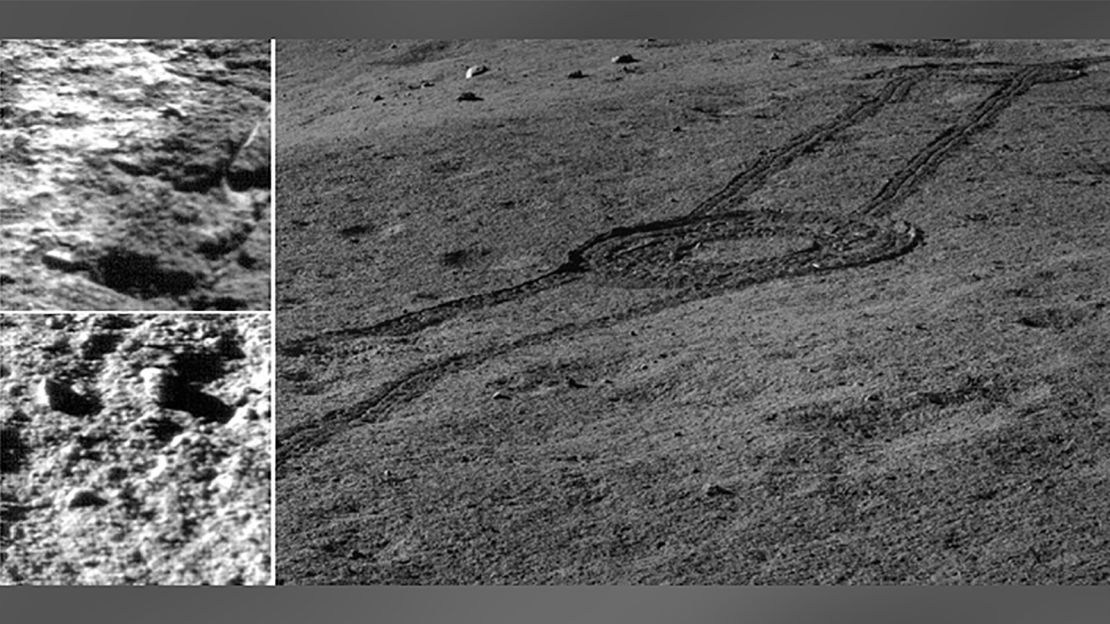 The landing site for Chang'e-4.