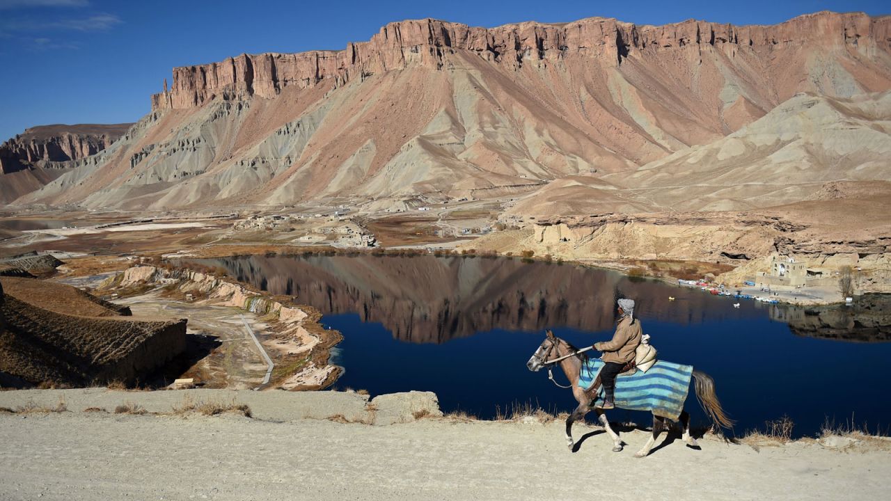 <strong>Natural attraction: </strong>Band-e-Amir National Park is formed of a series of six deep blue lakes amidst picturesque red-hued cliffs and rocky natural dams. 