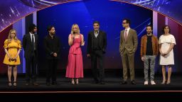 'The Big Bang Theory' cast took a bow at the CBS upfront presentation.