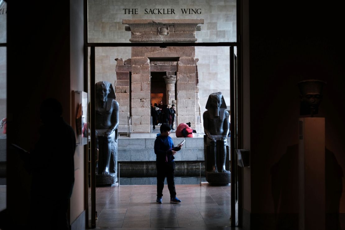 Patrons visit the Sackler Wing at the Metropolitan Museum of Art earlier this year.