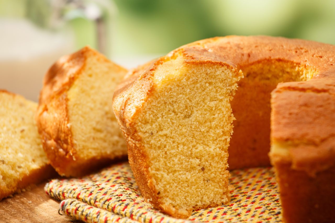 <strong>Brazil:</strong> Bolo de fuba is a cornbread-style cake with a moist and creamy texture that comes from the addition of grated Parmesan cheese and/or shredded coconut.