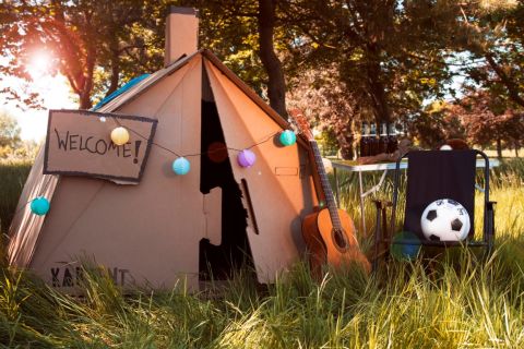 And rent a cardboard tent instead.<br />Two Dutch entrepreneurs have created KarTent, a 100% recyclable and completely waterproof tent. 